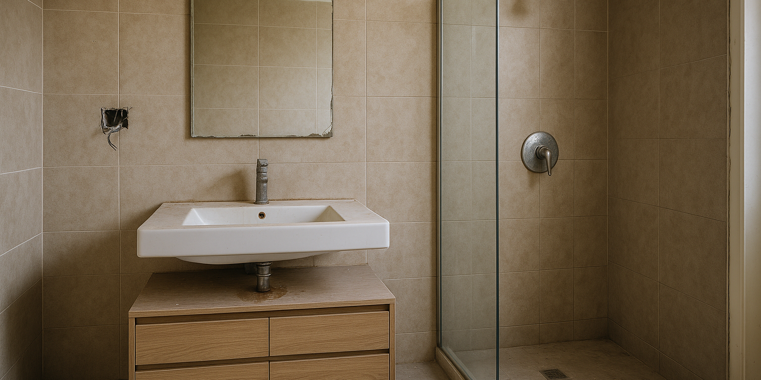 errores comunes en la reforma de un baño